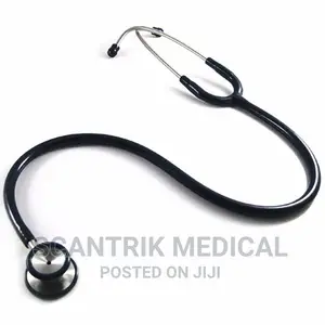 Single Sided Black Paediapal Stethoscopes, Aluminium,
