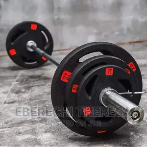 150kg Black Head Chrome Dumbbell