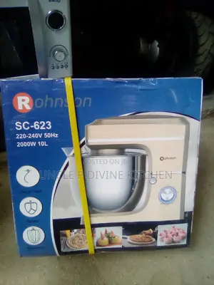 Rohnson 10L Stand Mixer, 2000watts Stainless Bowl,6 Speed