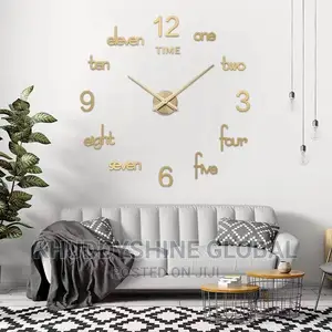 3d Diy Clock (Gold)
Available In GOLD In The Pattern