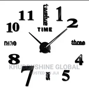 3d Diy Clock (Black) Available In Black