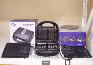 SMP 3 In 1 Panini Sandwich Waffle, Grill ,Toasting Machine