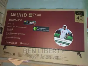 U Lg 49 Inches Smart Tv Frameless