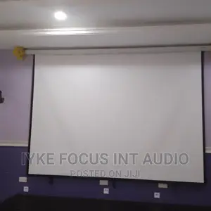 Electric Projection Screen 72 Inch by 72 Inch