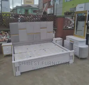 Quality 7by6 Complete Set of Upholstery Padded Bed Frame