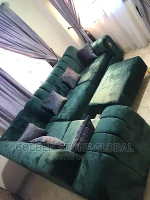 6seaters Lshape Sofa Chair With Center Table