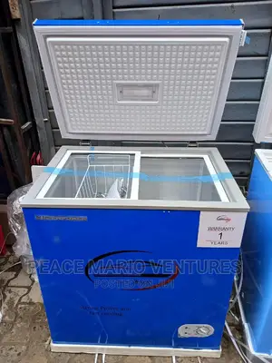 Original Cheerpower 150L Deep Freezer Wit Transparent Glass