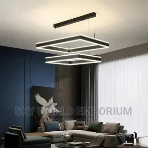 Modern Pendant Rectangular Chandelier