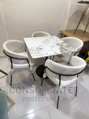 Unique Restaurant Marble Dining Set