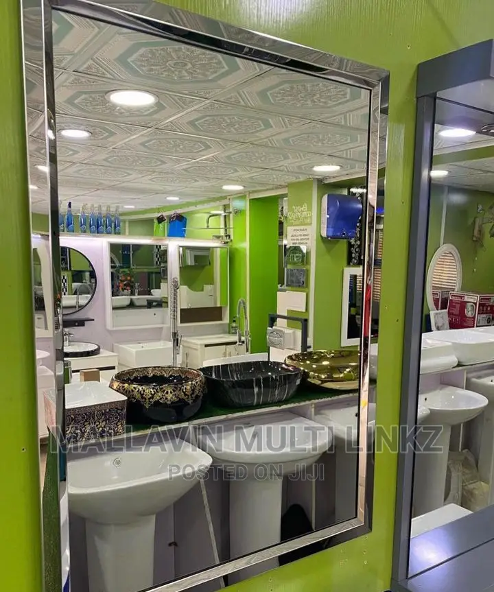 Stainless Framed Plain Mirrors