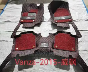 Leather Car Floor Mats for Toyota Venza 2020- 2022.