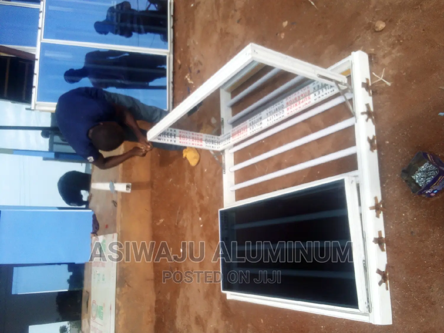 Frameless Transom Window