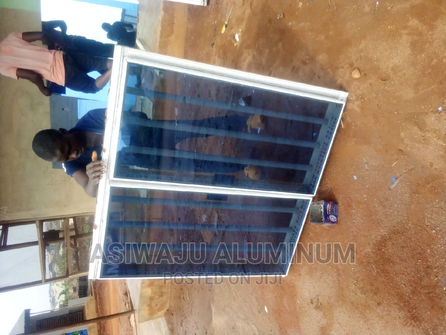 Frameless Transom Window