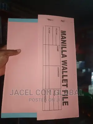Manilla Wallet File (Pack of 50 Pieces)