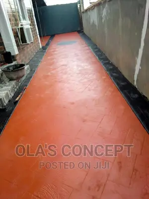 Installation of Stamped Concrete Floor