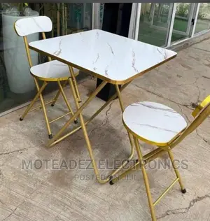 Simple Foldable Dormitory Modern Wood Quality Table Chairs