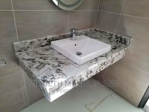 Italian Alaska Blanco Marble/Granite Slab