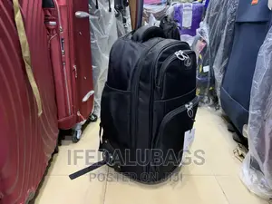 Quality Back Pack With Trolley, Usb and Ear Piece Port