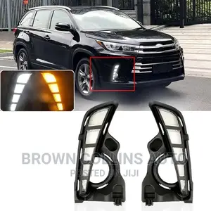 Fog Lights Covers LED Toyota Highlander 2017-2028