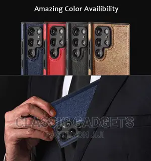 • Premium Leather Case for Samsung S23 Series