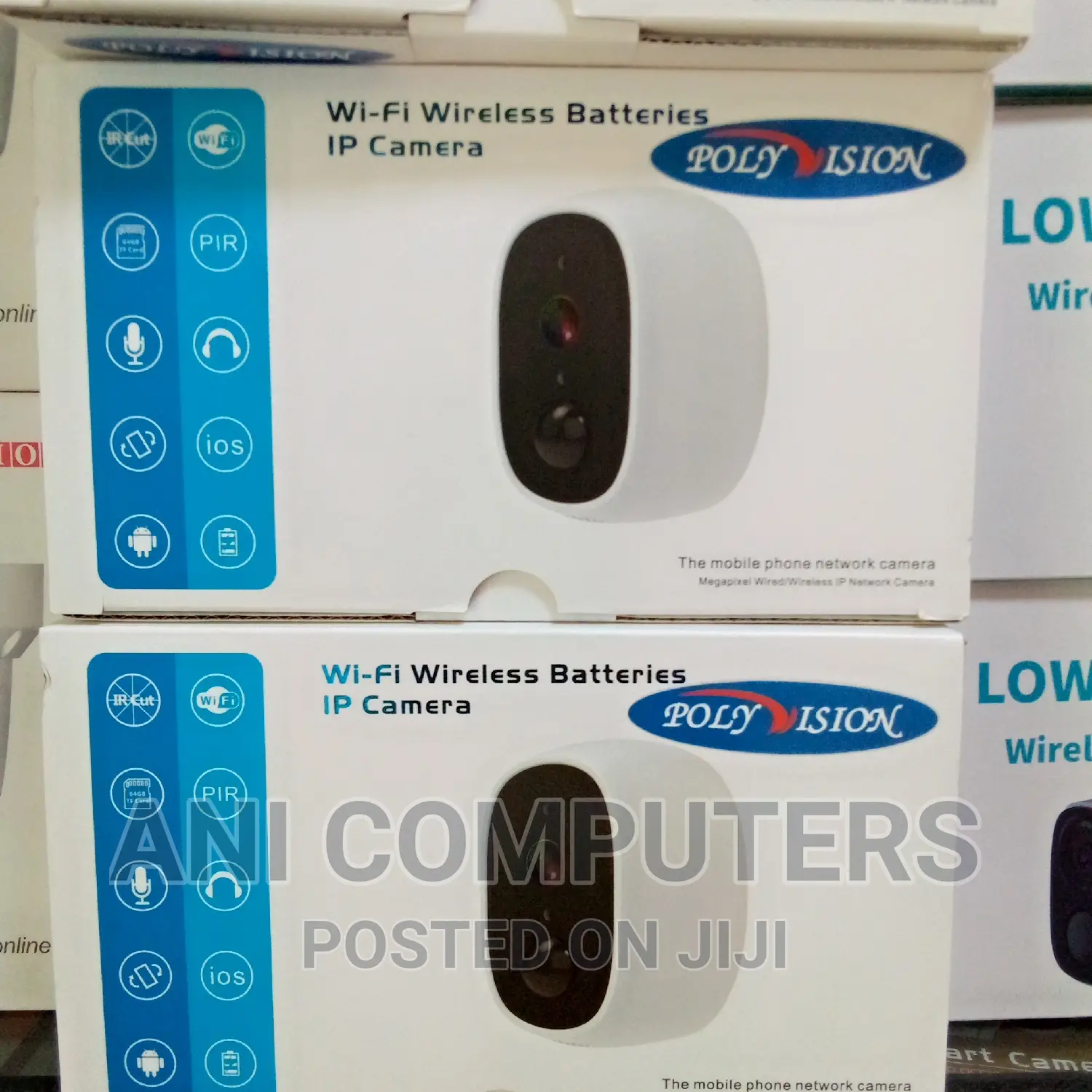 Polyvision Wifi Wireless Batteries IP Camera