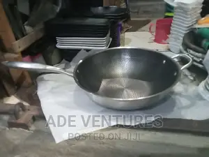 Pure Stainless Steel Frying Pan