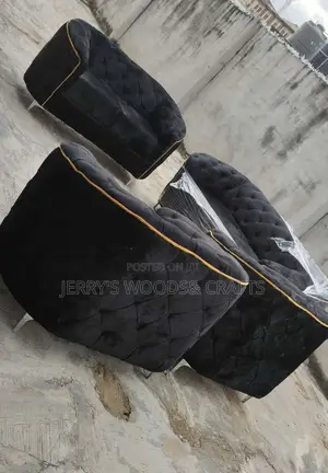 Luxury 7 Seater Living Room Fabric Made Royal Sofa Chair.