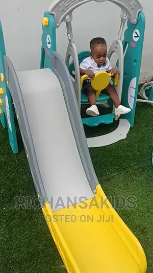 5 In1 Music Playground,Slides,Swing,Basketball/Golf/Football