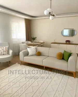Modern 5 Seater Living Room Fabric Made Royal Sofa Chair.