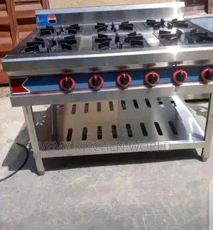 Gas Cooker 6 Burner