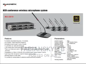 Original Professi Wireless Conference Mic Rechargeable 8in1