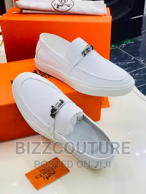 Original HERMES Slip-on Sneakers Available in Store
