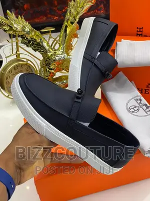Original HERMES Slip-on Sneakers Available in Store