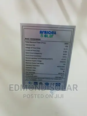 Africell Solar Panel 300W 24V Is Available