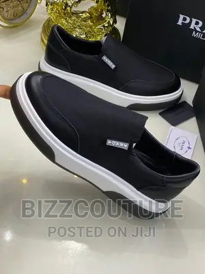 Original PRADA Slip-on Sneakers Available in Store