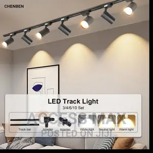 40watt Led Track Light 6 Light 1with The Rail.