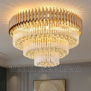 By Crystal Chandelier Light