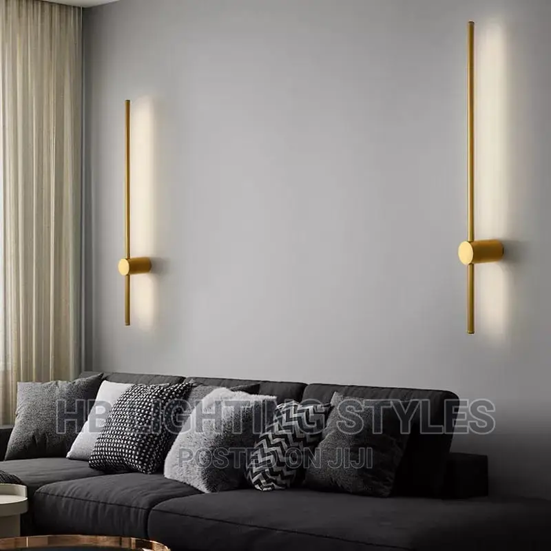 Golden LED Wall / TV Console Light