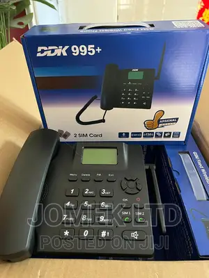 DDK Dual Sim GSM Land Phone With Backup Battery