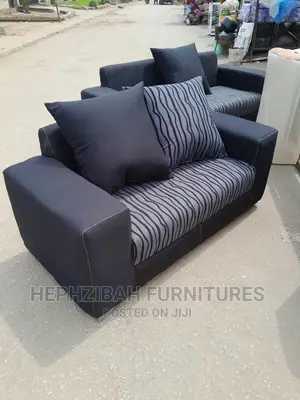 Complete 7 Seaters R Fabric Stripe Sofa