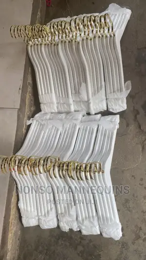High Quality Luxury White Gold Hangers for Shirts