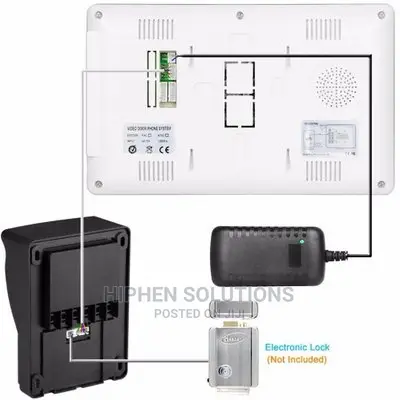 Hiphen 7 Inch Video Doorbell Intercom Kit