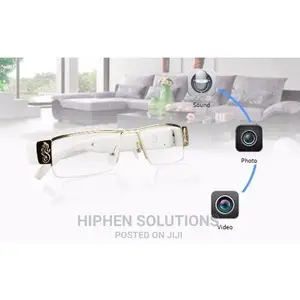 White Eyeglasses Hidden Camera