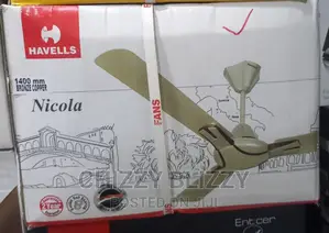 NICOLA Ceiling Fan 1400 Mm Gold Mist Copper