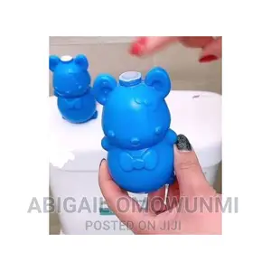 Cute Bear Blue Toilet Cleaner and Deodorant