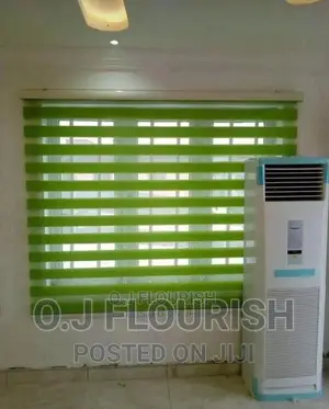 Lemon Green Window Blinds