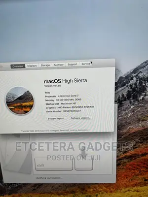 Desktop Computer Apple iMac 32GB Intel Core I7 SSD 1T