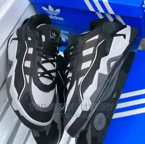 *Original Adidas Niteball Grey/Black Men Women Sneakers