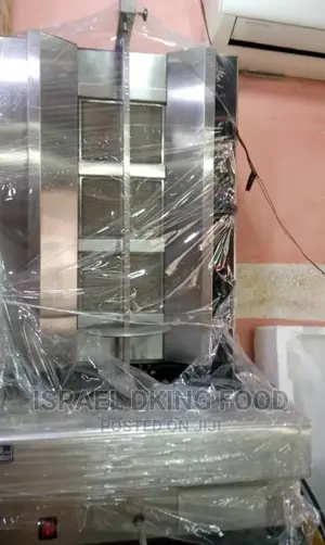 Foreign Industrial Stainless 3burner Gas Shawarma Machine