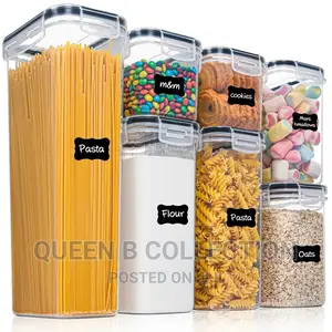 7 Pieces Air Tight Pasta Containers.